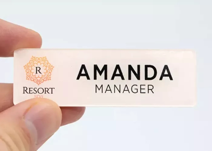 Acrylic  Name Tag